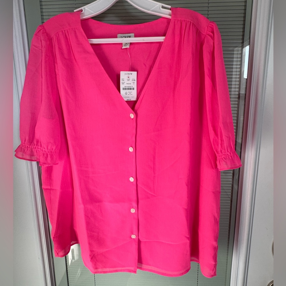 JCrew pink top